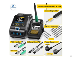 Fnirsi Dws 200 200w Soldering Station With T210 T245 Handle