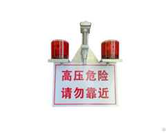 Solar Twin Led Obstruction Light For Power Transmission Line