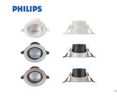 Philips Dl264 Metal Led Downlight 3 5w 6500k D75 Bk 929003239909