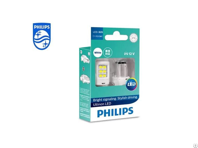 Philips Ultinon Led Headlight Bulb S25 12v 5w 11499ulwx2 Ba15s 867000149573