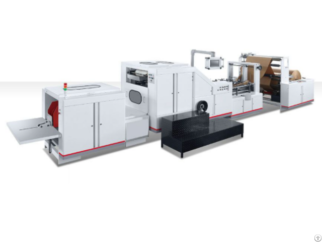 Sbr 460 Adjustable Roll Square Bottom Paper Bag Making Machine