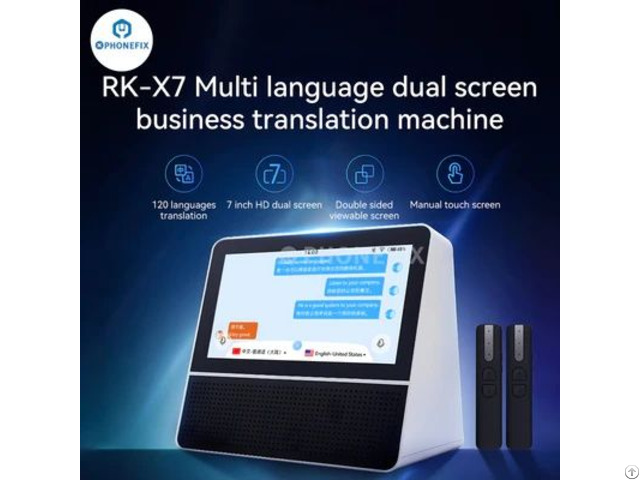 Rk X7 Multi Language Translator With Dual Screen