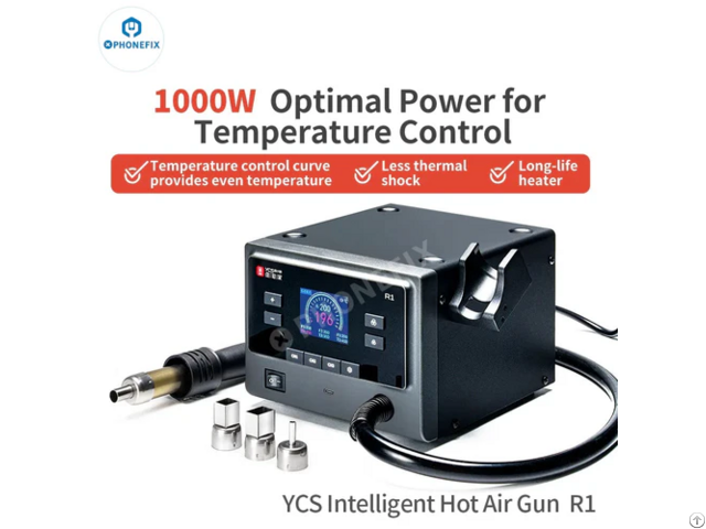 Qianli And Ycs R1 1000w Hot Air Gun Intelligent Bga Rework Station