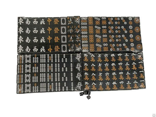 Black Mahjong Tiles