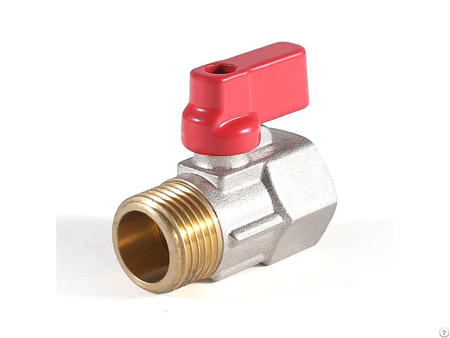 Red Butterfly Handle Sand Throwing Mini Valve