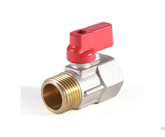 Red Butterfly Handle Sand Throwing Mini Valve