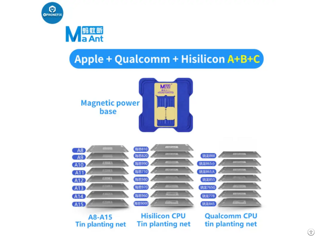 Maant C1 Tin Planting Platform For Iphone Qualcomm Hisilicon Cpu