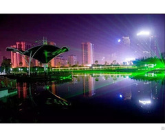 Dishui Lake Large Scale Floating Musical Fountain Laser Show China