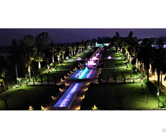 In Ground Rain Dance Fountain And 450m Long Pond Fountains At Aatapi Wonderland India