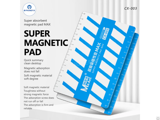 Maant Cx 003 Super Magnetic Pad Screw Storage Measuring Ruler