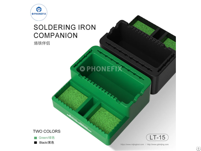 Mijing Lt 15 Soldering Iron Companion With Cleaning Storage Area