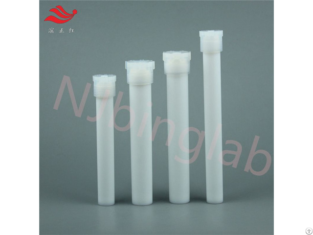 Njbinglab Customized Cem Microwave Digestion Container With Matching Sleeves Corrosion Resistant