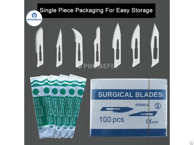 Carbon Steel Sterile Scalpel Knife Blades