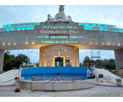 Tecomatlan Pue Water Music Fountain Project Mexico