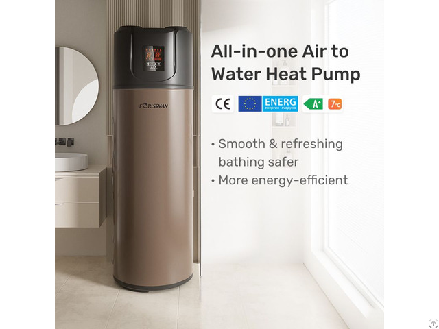 R290 All In One Heat Pump Water Heater 200l Top Blow