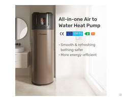 R290 All In One Heat Pump Water Heater 200l Top Blow