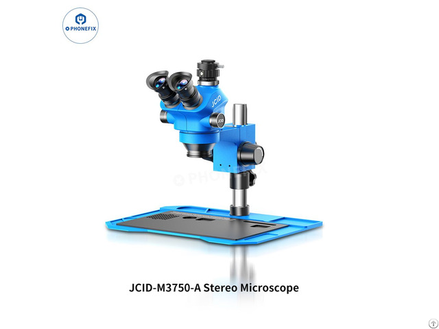 Jcid M37504 Zoom Trinocular Stereo Microscope For Pcb Repair