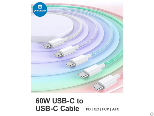 35w Usb C Charge Cable Data Transfer Line