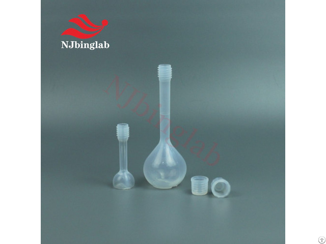 Pfa 50ml Class A Fixed Volume Flask With Screw Cap For Solution Preparation