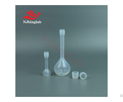 Pfa 50ml Class A Fixed Volume Flask With Screw Cap For Solution Preparation