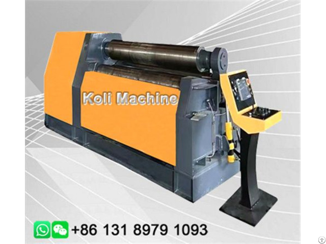 Steel Plate Sheet Metal Conical Tube Pipe Shaping Making Rolling Machine