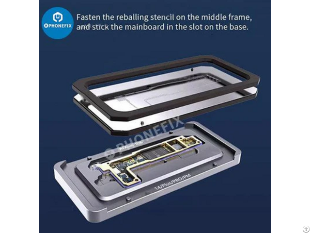 Z14 Motherboard Middle Frame Planting Tin Stand For Iphone 14 Series