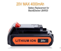 Black Decker Power Tool Lithium Ion Battery 20v 4 0 Ah