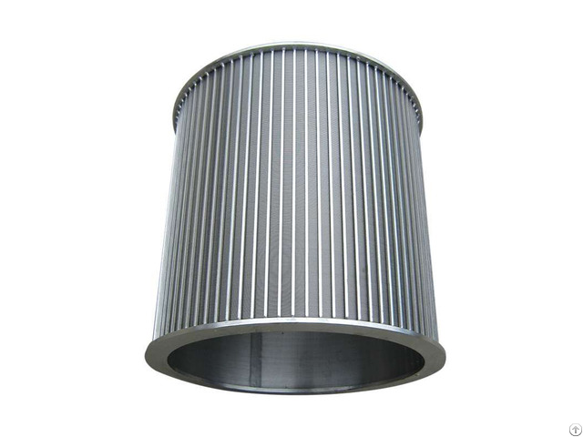 Stainless Steel Johnson Wedge Wire Screen Basket Strainer Rotary Drum Trommel