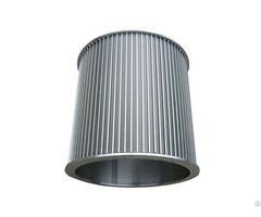 Stainless Steel Johnson Wedge Wire Screen Basket Strainer Rotary Drum Trommel
