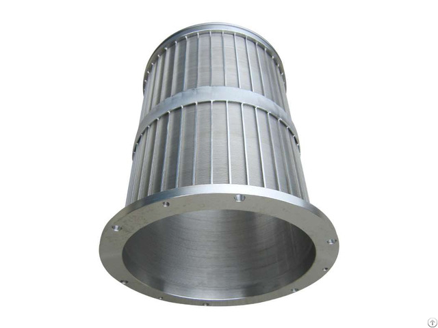 Custom Stainless Steel Rotary Drum Wedge Wire Screen