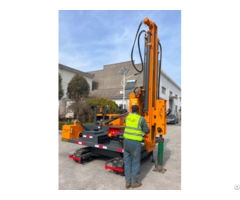 Solar Plant Pile Driving Machine