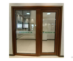 Plastic Steel Barrier Free Swing Door 88mm