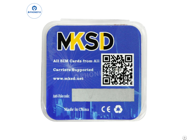 Mksd Ultra V5 5 Unlocking Card Stickers Fixes Ios18 Iphone16 Sim Error