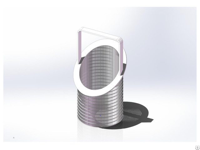 Wedge Wire Metal Strainer Basket Screens For Wastewater Treatment Plants