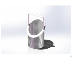 Wedge Wire Metal Strainer Basket Screens For Wastewater Treatment Plants