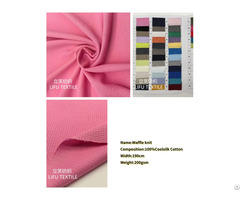 Knitted Fabric Waffle Hot Sell Moisture Wicking