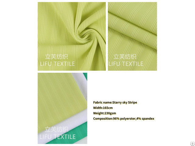 Knitted Fabric Starry Sky Stripe Hot Sell
