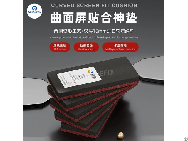 Curved Screen Adhesive Pad Mobile Phone Edge Lcd Installation Sponge