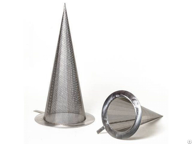 Stainless Steel Wire Mesh Temporary Cone Strainer