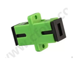 Sc Simplex Fiber Optic Adapter With Flange