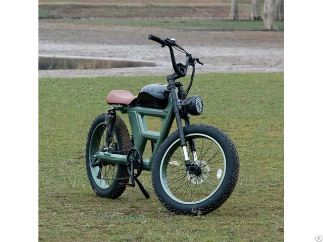 Retro Electric Motorcycle
