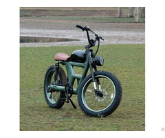 Retro Electric Motorcycle
