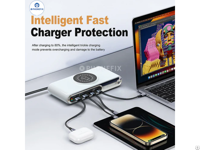Wireless Charging Station Pd Qc Usb Fast Charger