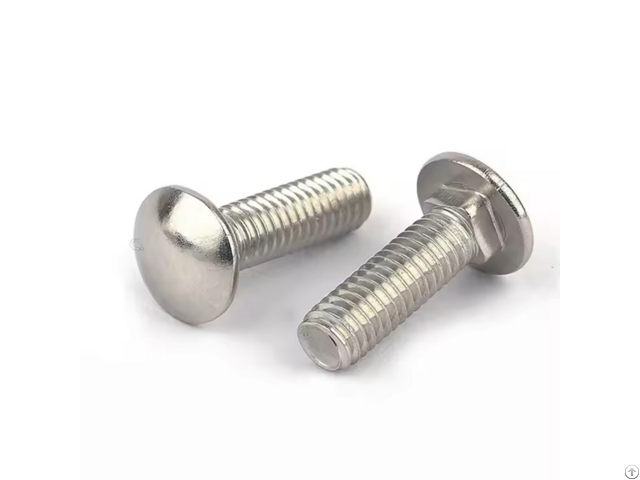 Din603 304 Stainless Steel Round Head Square Neck Screws Carriage Bolts
