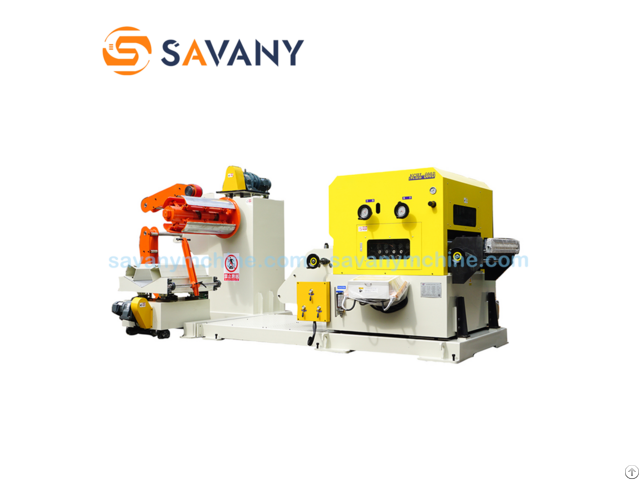 Recoiler Production Line Unrolling Device Uncoiling And Leveling 2 In 1 Equipment For Roll Former