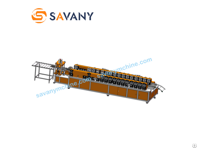 Gratings To Cover Drains Channels Omega C Shaped Product Line Gutter Industry Roll Forming Machine
