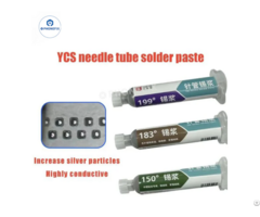Ycs Solder Paste 150 183 199℃ Smd Pcb Bga Repair Syringe Flux