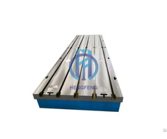 Cast Iron T Slotted Bed Plate