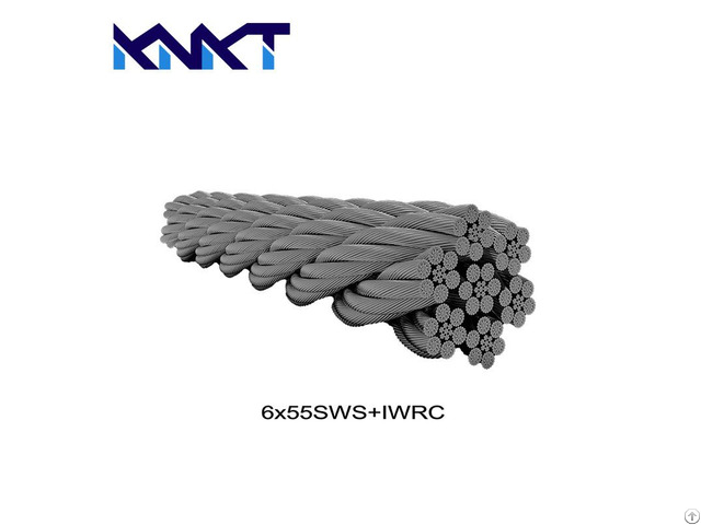 6×36ws Iwrc Galvanized Steel Wire Rope Cable
