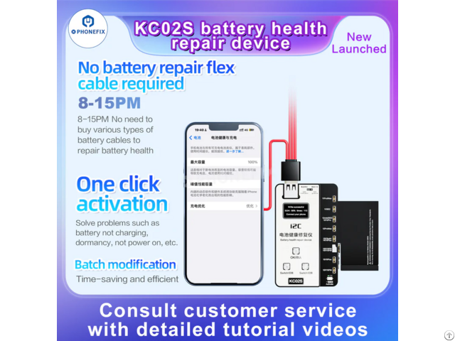 I2c Kc02s Repair Tester For Iphone 11 15 Battery